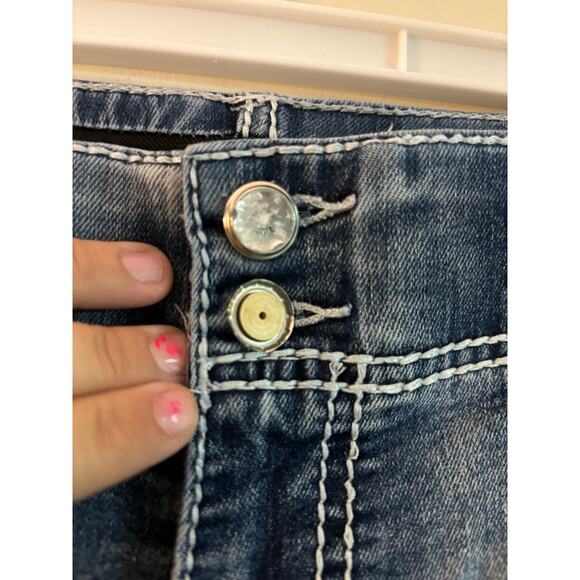 Apt. 9 Embellished Jeans Size 16 | Bootcut Denim with Jeweled Back Pockets - Picture 2 of 7